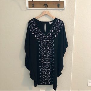Olsenboye Black Poncho Like Dress - Size Large